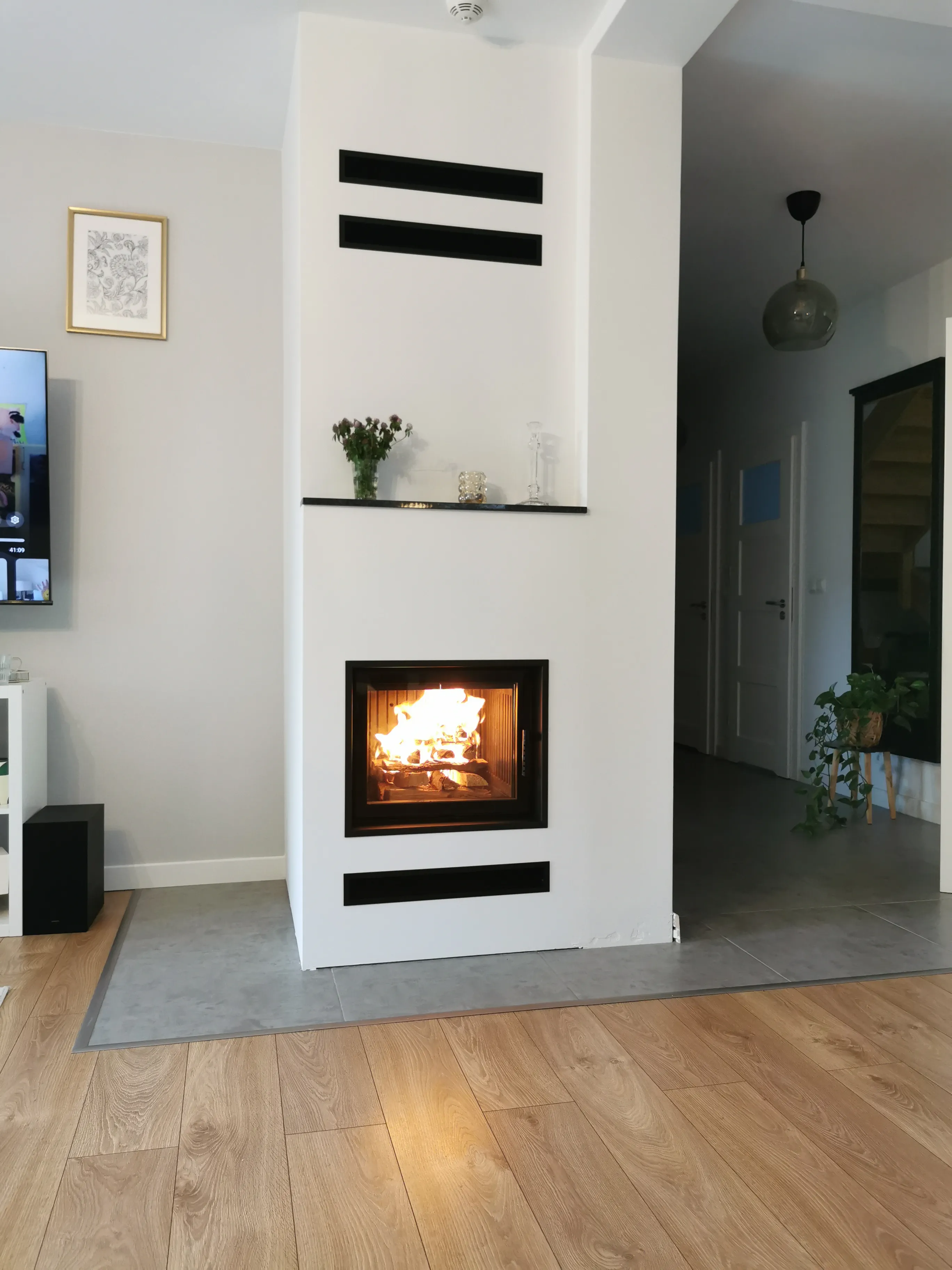 Kominek wolnostojący realizacja